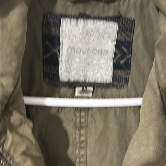 Maurices Olive Green Jacket with Patterned Accents - Picture 4 of 7